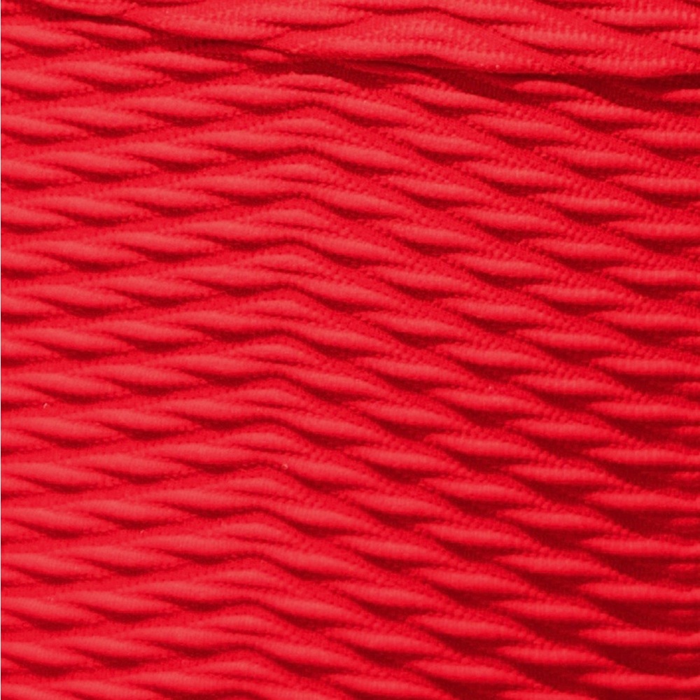Red Textured Bikini Set - Picture 5 of 7